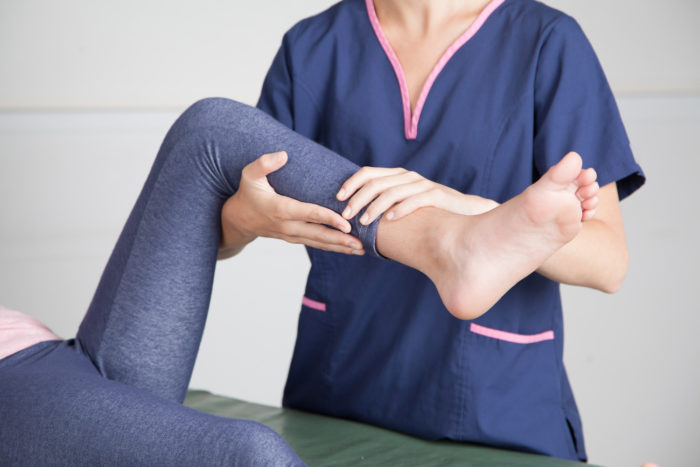 Physiotherapy session