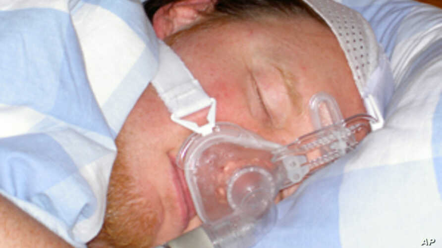 sleeping with machine